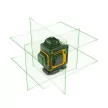 HANDY Lézeres szintező szett - max 15 m - 16 zöld lézer - 3D/360° - 2 akkumulátor, 2 konzol, szemüveg 10058