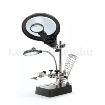   FAHRENHEIT Paneltartó nagyítóval és krokodilcsipeszekkel 10* 10103