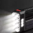 Szolár COB LED zseblámpa - munkalámpa funkcióval 18581 - 1200 mAh - MicroUSB - 1000 lumen - IP55