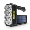 Szolár COB LED zseblámpa - munkalámpa funkcióval 18581 - 1200 mAh - MicroUSB - 1000 lumen - IP55