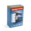 Szolár COB LED zseblámpa - munkalámpa funkcióval 18581 - 1200 mAh - MicroUSB - 1000 lumen - IP55