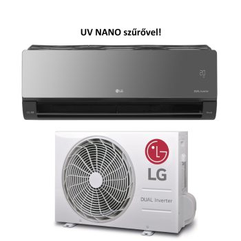LG  ART COOL Mirror AC12BK oldalfali monosplit klíma 3,5kW 