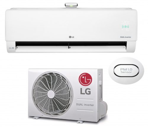 LG DUAL COOL & PURE AP09RK oldalfali monosplit inverteres klíma (R32, 2,6 kW)