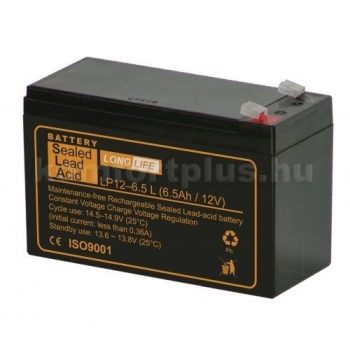 Seal Lead Acid 6,5 Ah 12 V Long Life akkumulátor