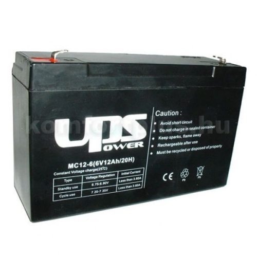 UPS 6V 12 Ah      akkumulátor