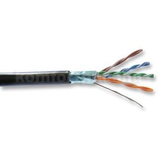 CAT5e kültéri árnyékolt UV védett FTP kábel, 4 x 2 ér, 100 m