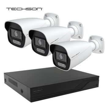 Techson Night plus silver 3 kamerás szett