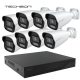 Techson Night plus silver 8 kamerás szett