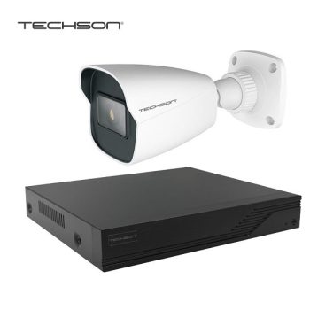 Techson dark warrior silver 1 kamerás szett