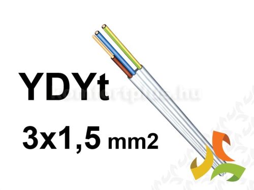 YDYt-3x15-mm2-CYMY-falvezetek-REZ-/vaghato/