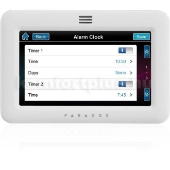 Paradox TM50W multifunkciós érintőképernyős kezelő