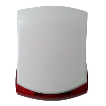 VL-640 Kültéri akkumulátoros riasztó sziréna LED villogóval